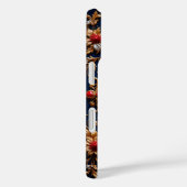 Elegante gouden letter B omringd door harten Case-Mate iPhone Case (Achterkant / Rechts)