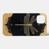 Elegante Gouden Libel Illustratie Case-Mate iPhone Case (Achterkant (horizontaal))