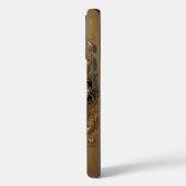 Elegante gouden libel illustratie Case-Mate iPhone case (Achterkant / Links)