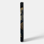Elegante Gouden Libel in Bronzen Filigraan Case-Mate iPhone Case (Achterkant / Links)
