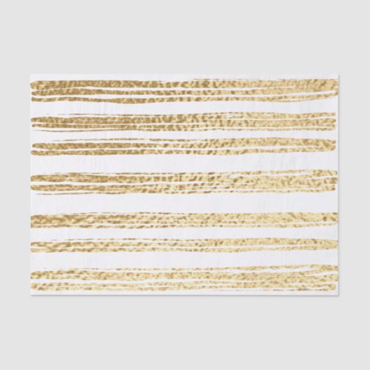 Elegante gouden lijnen tissuepapier (Voorkant)