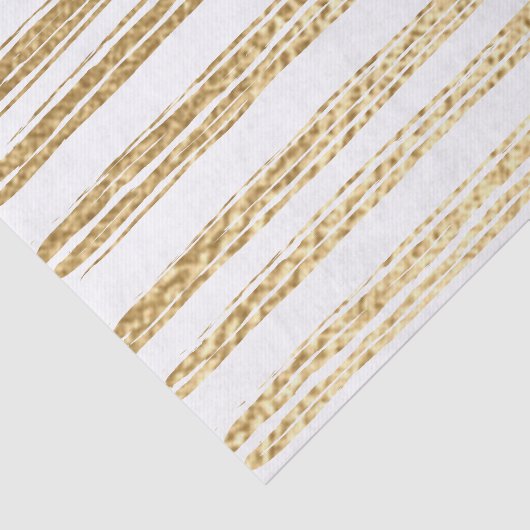 Elegante gouden lijnen tissuepapier (Detail)