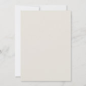 Elegante gouden Lijst bloemenbruiloft Kaart (Achterkant)