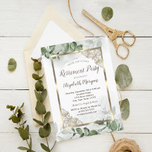 Elegante gouden lijst, eucalyptus groen Retraite