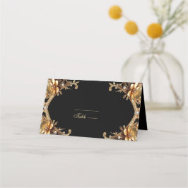 Elegante gouden lijst plaatskaart plaatskaartje