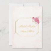 Elegante gouden Lijst Rozen islamitische islamitis Kaart (Achterkant)