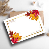 Elegante gouden Lijst & rustieke herfst Charm brui Save The Date