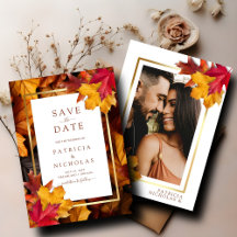 Elegante gouden lijst & rustieke herfstcharme brui