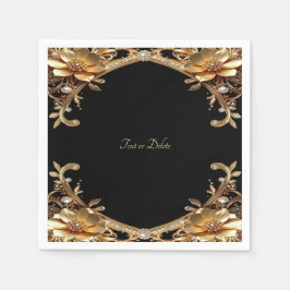 Elegante Gouden Lijst Servet