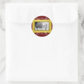 Elegante gouden Lijsten Stickers (Tas)