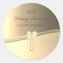 Elegante gouden lint jubileum