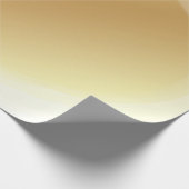 Elegante gouden look licht en schaduw glamour cadeaupapier (Hoek)