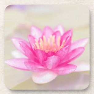 Elegante Gouden Lotus, Yoga Bier Onderzetter