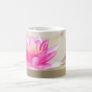 Elegante Gouden Lotus, Yoga Koffiemok