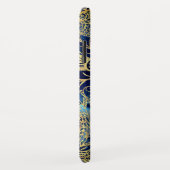 Elegante gouden mandala bloemen blauwe nevel Case-Mate iPhone case (Achterkant/rechts)