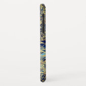 Elegante gouden mandala bloemen blauwe nevel Case-Mate iPhone case (Achterkant/links)