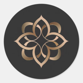 Elegante gouden mandala Sticker
