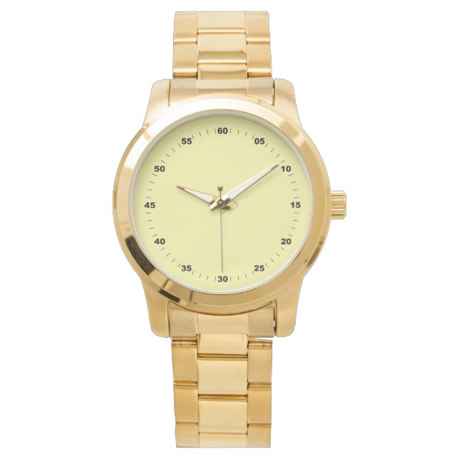 Elegante gouden Mannen Horloge (Voorkant)