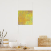 Elegante Gouden Marmer Kunst Poster (Keuken)