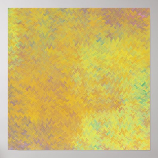 Elegante Gouden Marmer Kunst Poster (Voorkant)