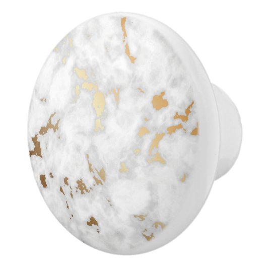 Elegante gouden marmeren steen keramische knop (Rechts)