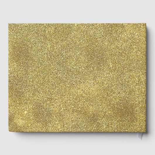 Elegante gouden maskerade Quinceanera Gastenboek (Achterkant)