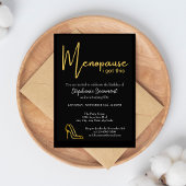 Elegante gouden menopauze Ik heb deze 50e verjaard Kaart