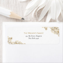 Elegante Gouden Merrière Samen Vrolijk Kerstfeest