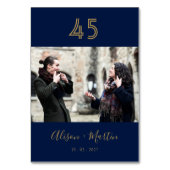 Elegante gouden met de hand beletterde Kaart van d (Voorkant)