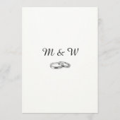 Elegante gouden minimalistische eucalyptus bruilof menu (Achterkant)
