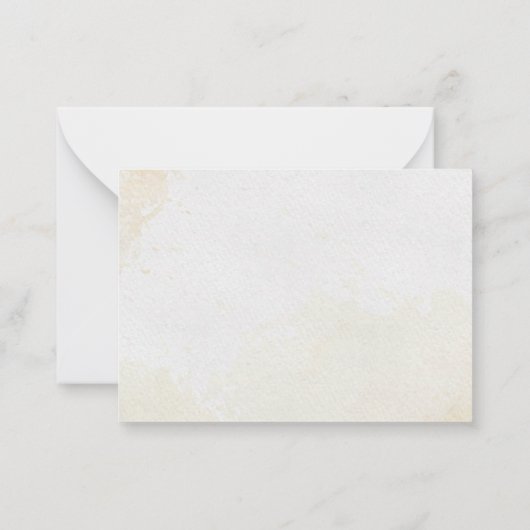 Elegante gouden Moederdag kaart Notitiekaartje (Achterkant)