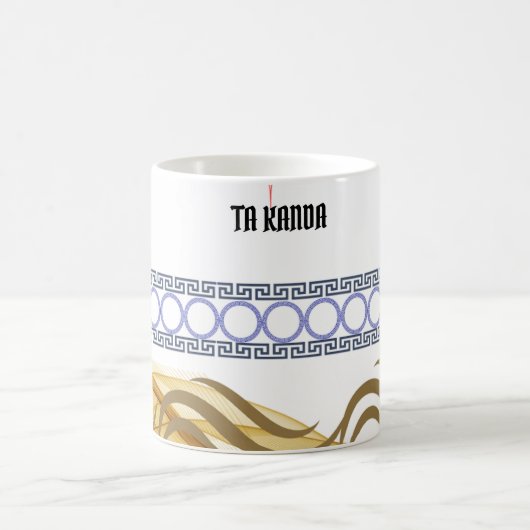 Elegante gouden Mok – TA KANA (Center)