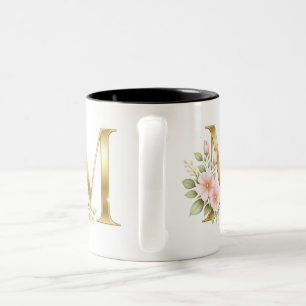 Elegante Gouden Monogram M Mok
