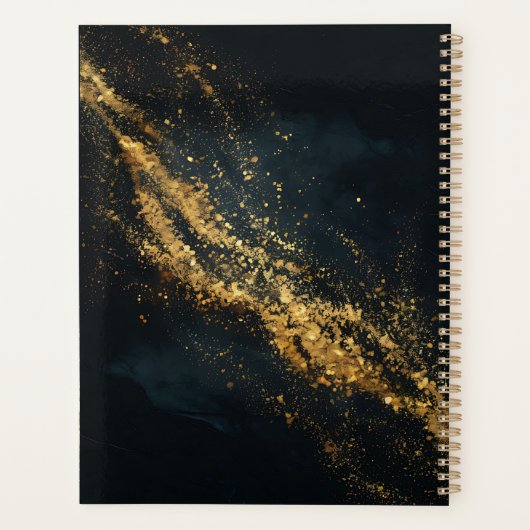 ELEGANTE GOUDEN MOUSSERENDE PLANNER (Achterkant)