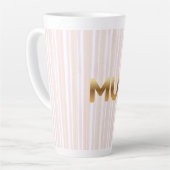 Elegante Gouden MUM Mok - Minimalistische Moederda (Linkerhoek)