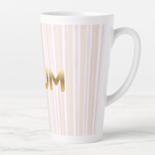 Elegante Gouden MUM Mok - Minimalistische Moederda (Rechts)