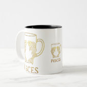 Elegante gouden ontwerp mokken set (Voorkant links)
