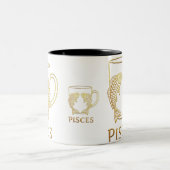 Elegante gouden ontwerp mokken set (Center)