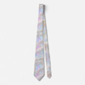 Elegante gouden opaal edelsteen patroon Chic Stropdas (Voorkant)