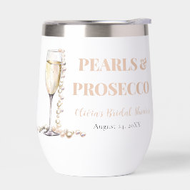 Elegante gouden parels en Prosecco Vrijgezellenfee