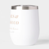 Elegante gouden parels en Prosecco Vrijgezellenfee (Achterkant)