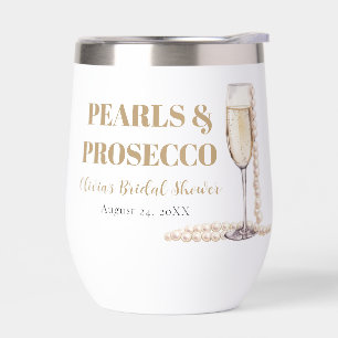 Elegante gouden parels en Prosecco Vrijgezellenfee