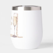 Elegante gouden parels en Prosecco Vrijgezellenfee (Achterkant)