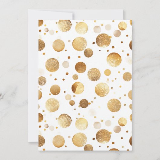 Elegante gouden parels en Prosecco Vrijgezellenfee Kaart (Achterkant)