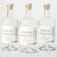 Elegante gouden parels en Prosecco Vrijgezellenfee