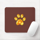 Elegante Gouden Poot Muismat (Met muis)