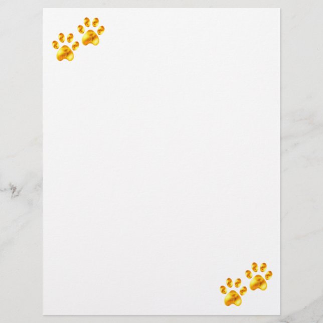 Elegante Gouden poten (Voorkant)