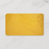 Elegante gouden QR-code cadeau registratie invoegk Informatiekaartje (Achterkant)