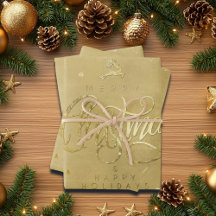 Elegante gouden rendier gouden letters Kerstmis