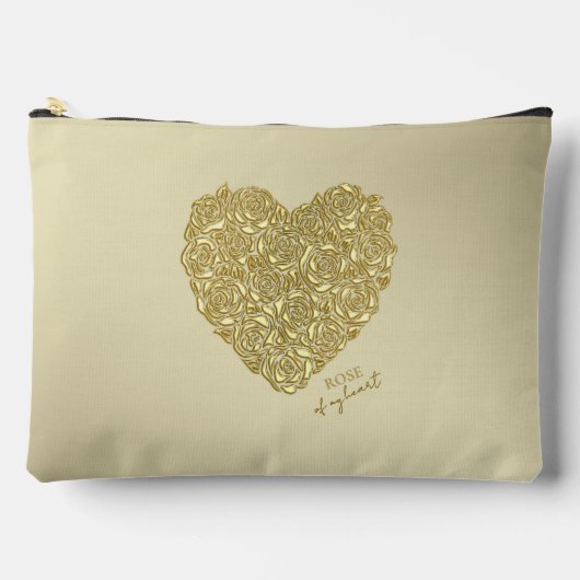 Elegante Gouden Roos Van Mijn Hart Etui (Voorkant)